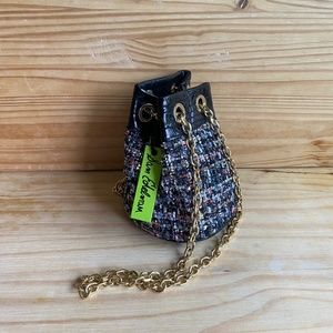 SAME EDELMAN Colorful Gold Chain Handbag